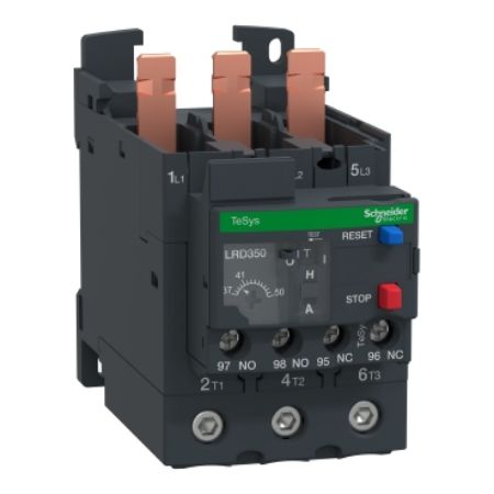 Picture of Thermal overload relay, TeSys Deca, 690VAC, 37 to 50A, 1NO+1NC, class 10A, for unbalanced loads
