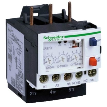 Picture of Electronic overcurrent relay, TeSys LR97D, 24VAC/DC, 0.3 to 1.5A, 1C/O