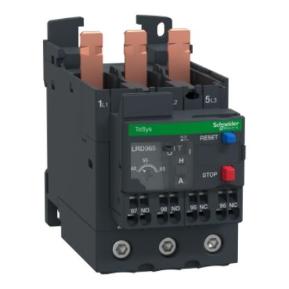 Picture of Thermal overload relay,TeSys Deca,48-65A,1NO+1NC,class 10A,EverLink springs