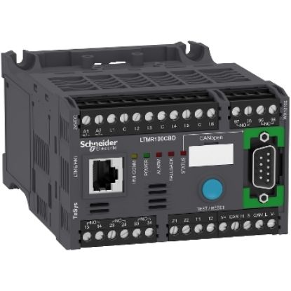 Picture of Motor controller, TeSys T, Motor Management, CANopen, 6 logic inputs, 3 relay logic outputs, 5 to 100A, 24VDC