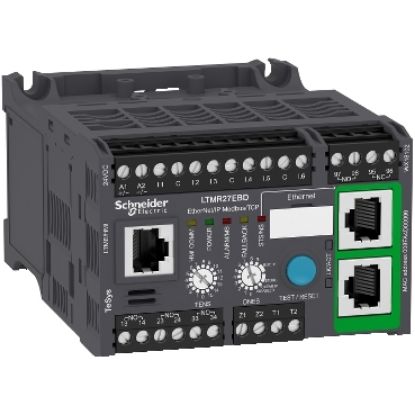 Picture of Motor controller, TeSys T, Motor Management, Ethernet/IP, Modbus/TCP, 6 inputs, 3 logic outputs, 1.35A to 27A, 24VDC