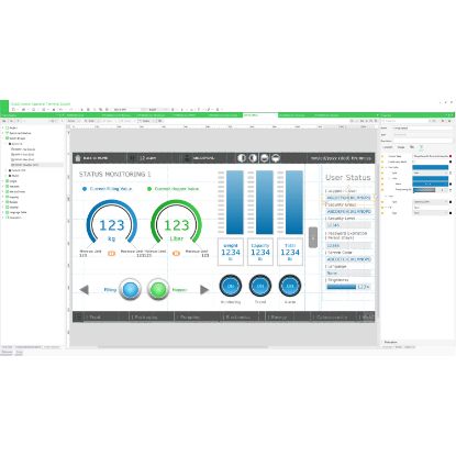 Picture of Professional buildtime license, EcoStruxure Operator Terminal Expert, version 3.x, single, 1 station, permanent, digital