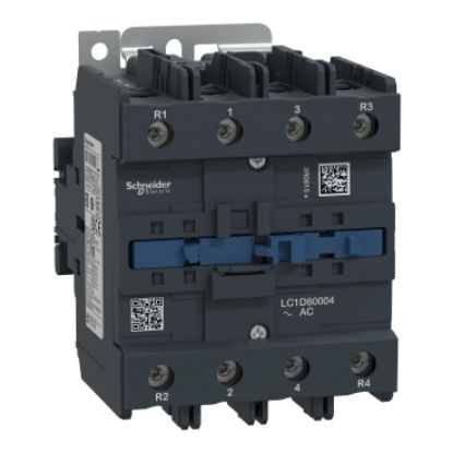 Picture of Contactor, TeSys Deca, 4P(4NO), AC-1, <=440V, 125A, 48V AC 50/60Hz coil, screw clamp terminal