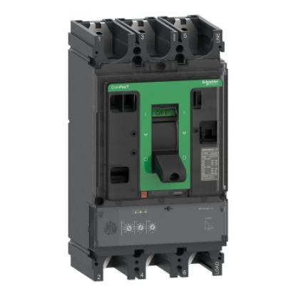 Picture of Circuit breaker, ComPacT NSX400H, 70kA/415VAC, 3 poles, MicroLogic 2.3 trip unit 400A