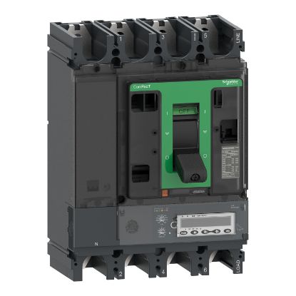 Picture of Circuit breaker, ComPacT NSX630R, 200kA/415VAC, 4 poles, MicroLogic 5.3E trip unit 630A