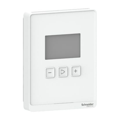 Picture of Sensor, SpaceLogic SLA Series, room, humidity, temperature, segmented LCD, analog outputs with optimum white housing