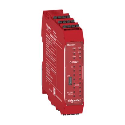 Picture of controller, Modicon MCM, 8 inputs 4 outputs, monitors expansion modules, spring