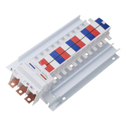 Picture of Acti9, SAU Chassis 3PH 400A, 27mm for C120 MCB, 24 Poles, Top or Bottom Feed