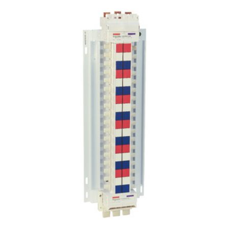 Picture of Acti9, SAU Chassis 3PH 400A, 27mm for C120 MCB, 36 Poles, Dual Feed