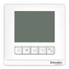 Picture of Thermostat, Spacelogic, fan coil on/off, networking, LCD 5 Button, 4P, 3 fan, modbus, 240V, white