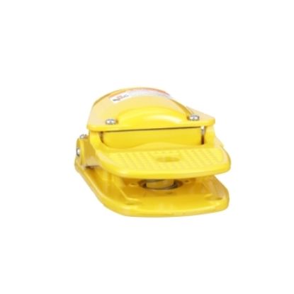 Picture of Foot Switch, Harmony, industrial, unshielded, maintained contact, 3A at 230 VAC, SPST contact, NEMA 2, 4, 13 enclosure
