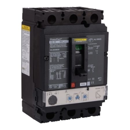 Picture of Motor circuit protector, PowerPacT H, 150A, 3 pole, 600VAC, 18kA, lugs, Micrologic 2.2M, 80%