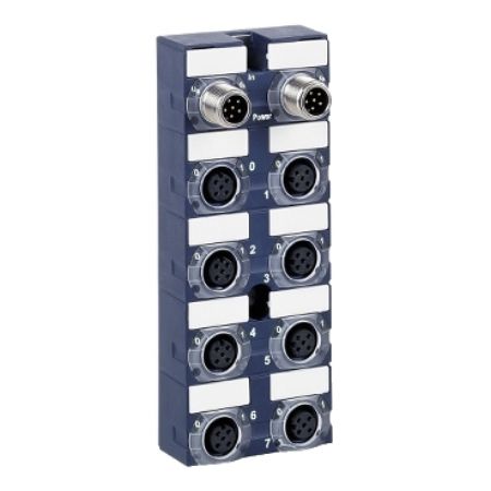 Picture of compact IP67 modular I/O splitter box - Advantys FTM - 16 I/O - 24 V DC