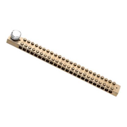 Picture of Clipsal MAX4, Link bar 165 A 24 hole length 201 mm 1 hexagon head