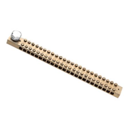 Picture of Clipsal MAX4, Link bar 165 A 24 hole length 201 mm 1 hexagon head