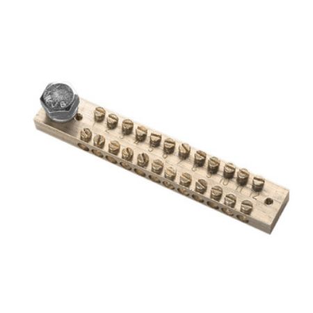 Picture of Clipsal MAX4, Link bar 165 A 12 hole length 116 mm 1 hexagon head