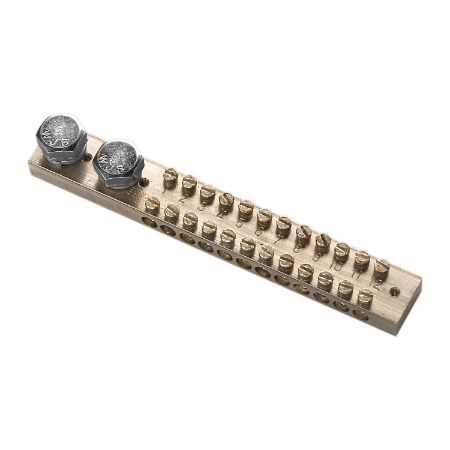 Picture of Clipsal MAX4, Link bar 165 A 12 hole length 138 mm 2 hexagon head
