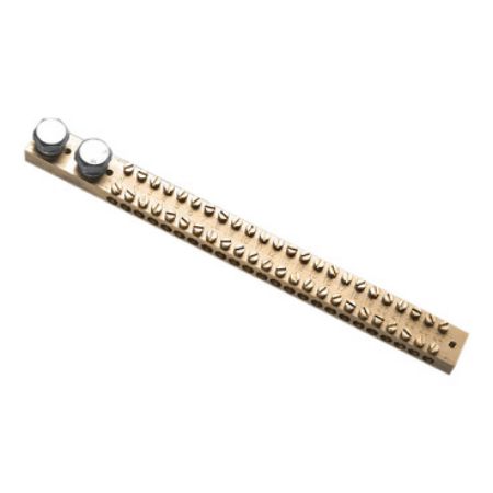 Picture of Clipsal MAX4, Link bar 165 A 24 hole length 223 mm 2 hexagon head