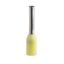 Picture of Cable ends, Linergy TR cable ends, single conductor, yellow, 0.25mmÂ², medium size, 10 sets of 100