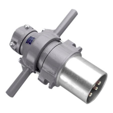 Picture of Metal Clad, Plugs, Aluminium, Multi Phase, 500V, 100A 4 Round pin