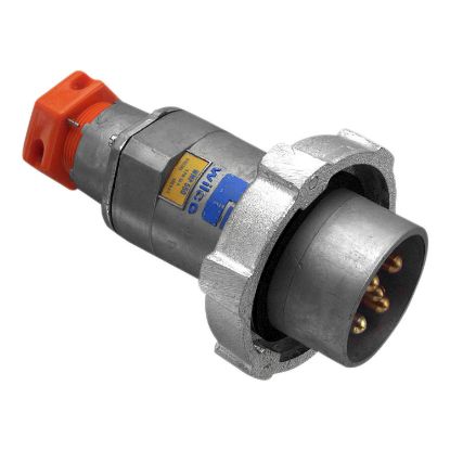 Picture of Metal Clad, Plugs, Aluminium, Multi Phase, 500V, 50A, 5 Round Pin