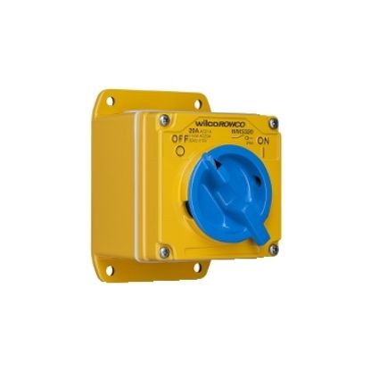 Picture of Metal Clad, Switch, Double Pole, 10A, 240V, Made of Cast Aluminium