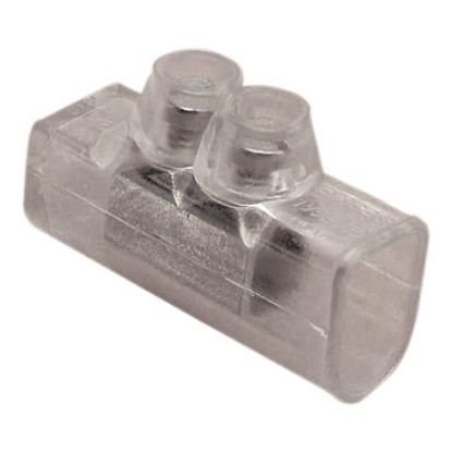 Picture of Clipsal - 500 Series, Cable Connectors, Two Screw, Clear Insulated, 63A, Suits up to 2 x 16mm² Cables