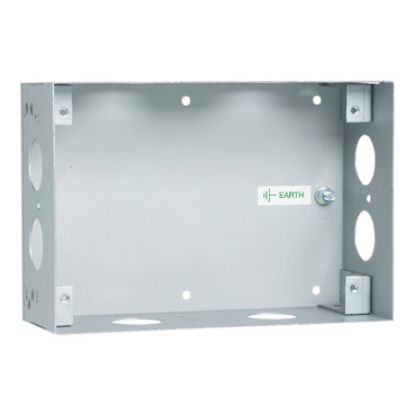 Picture of Medilec, Flush Mount Metal Plate, Wall Boxes, 2 Gang, Wall Box