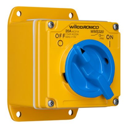 Picture of Metal Clad, Switch, 3 Pole, 20A, 415V, Made of Cast Aluminium