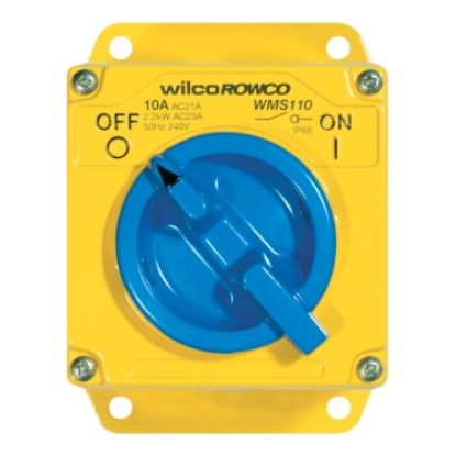 Picture of Metal Clad, Switch, 4 Pole, 32A,415V, Made of Cast Aluminium