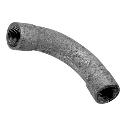 Picture of Clipsal - Cable Management, Solid BEnds, 25mm Galvanised Cast Iron