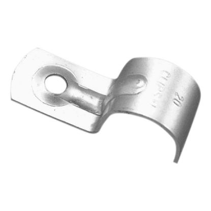 Picture of Clipsal - Cable Management, Fixing Accessories, 20mm Zinc Plated Metal Half Saddle