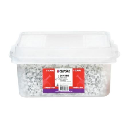 Picture of Clipsal - General Accessories, Cable Clip to Suit 2.5mm², Flat Cable, Bin of 5000