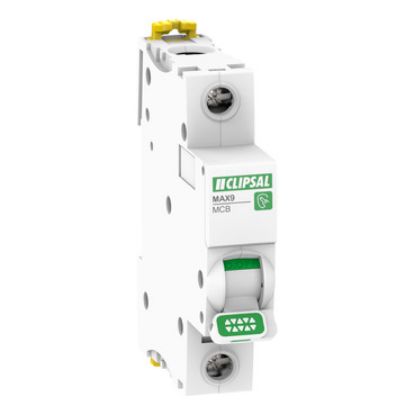 Picture of Clipsal MAX9, Miniature Circuit-Breaker (MCB), 1P, 25A, C Curve, 6000A, 240/415V, Distribution