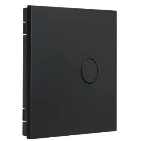 Picture of Wall Plate, C-Bus, Saturn Zen, key input unit, E-Series, 1 key, zen black