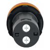 Picture of Monolithic pilot light, Easy Harmony XA2, plastic, amber, 22mm, integral LED, screw clamp terminals, 220V DC